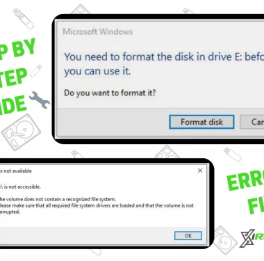 How To Fix You Need To Format The Disk In Drive Before Using It Error Windows Miscosoft
